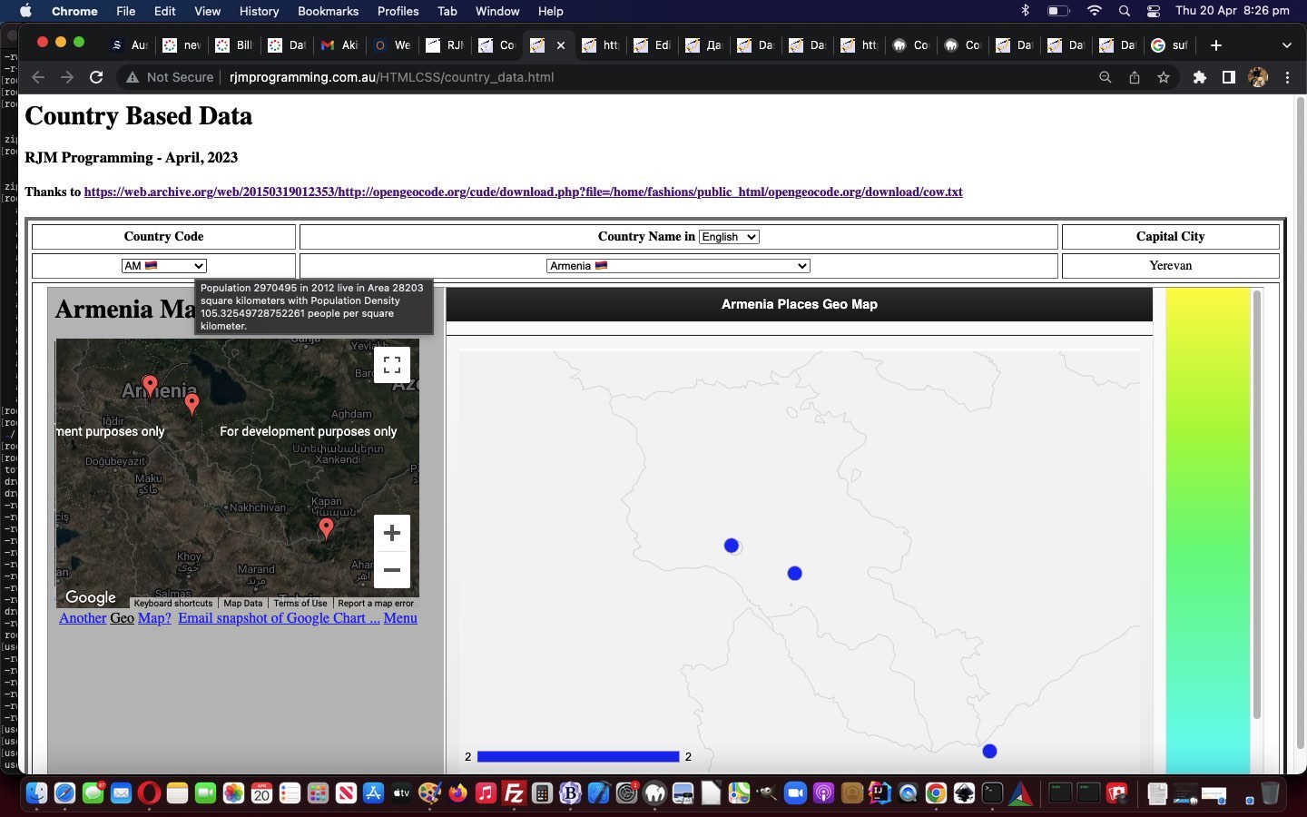 Country Data Conduits Tutorial