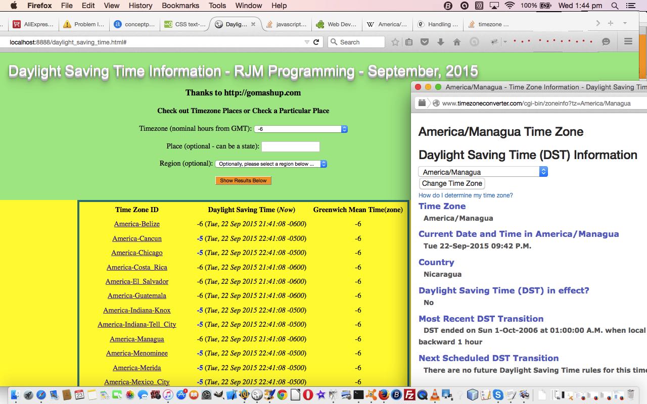 HTML/PHP Timezone Feed Primer Tutorial