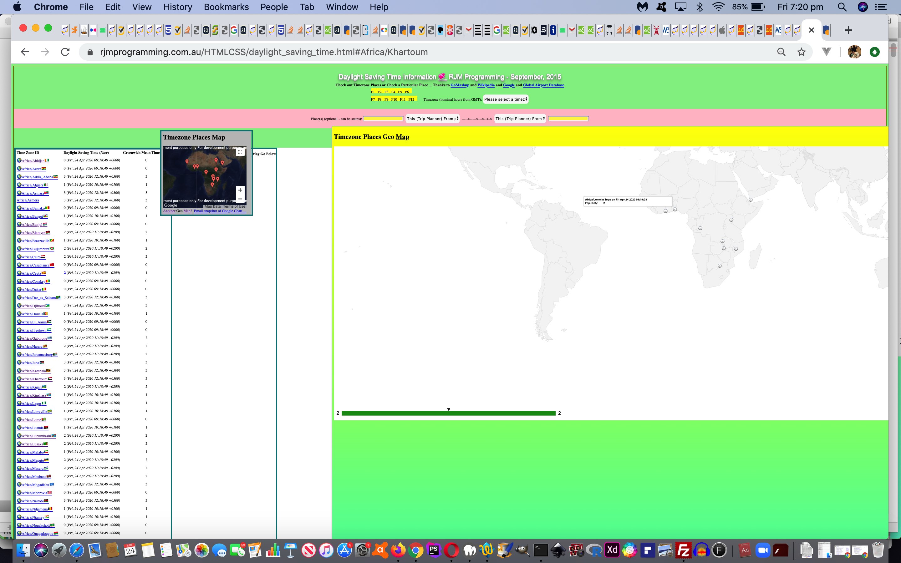 Daylight Saving Time Iframe Sandbox Tutorial