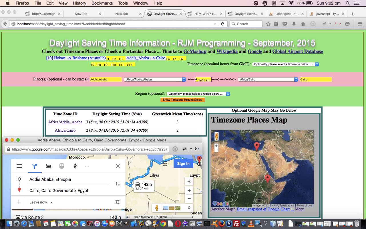 HTML/PHP Timezone Feed Function Keys Tutorial