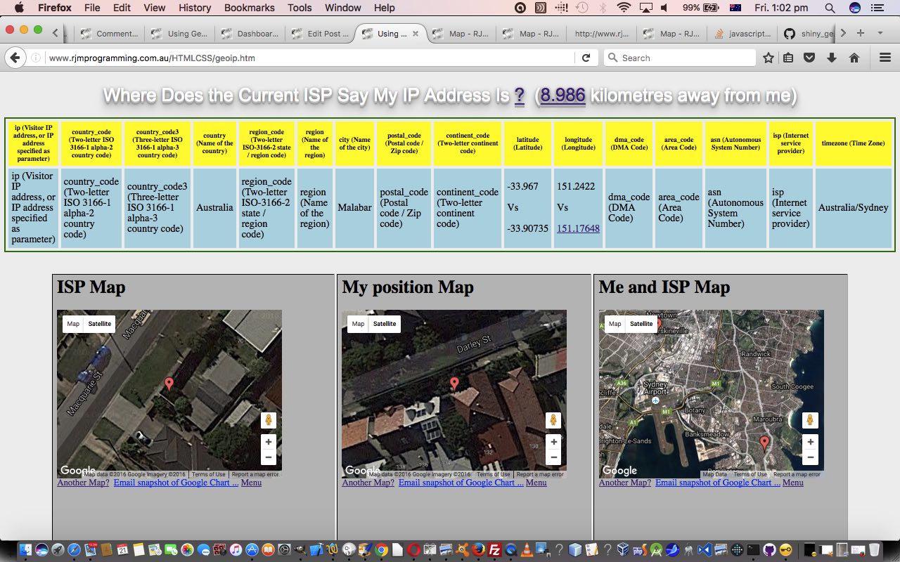 Geolocation ISP IP New API Service Tutorial