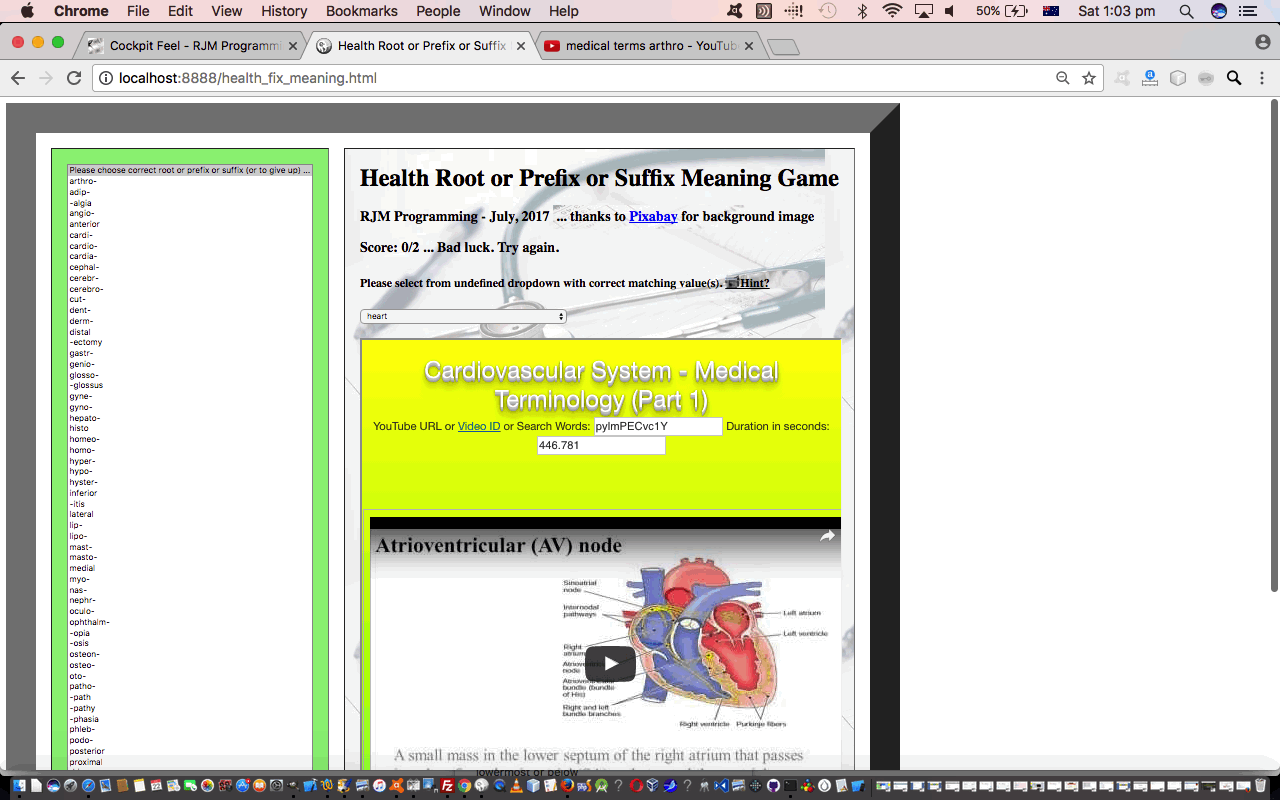 Medical Roots and Prefixes and Suffixes Aesthetics Tutorial