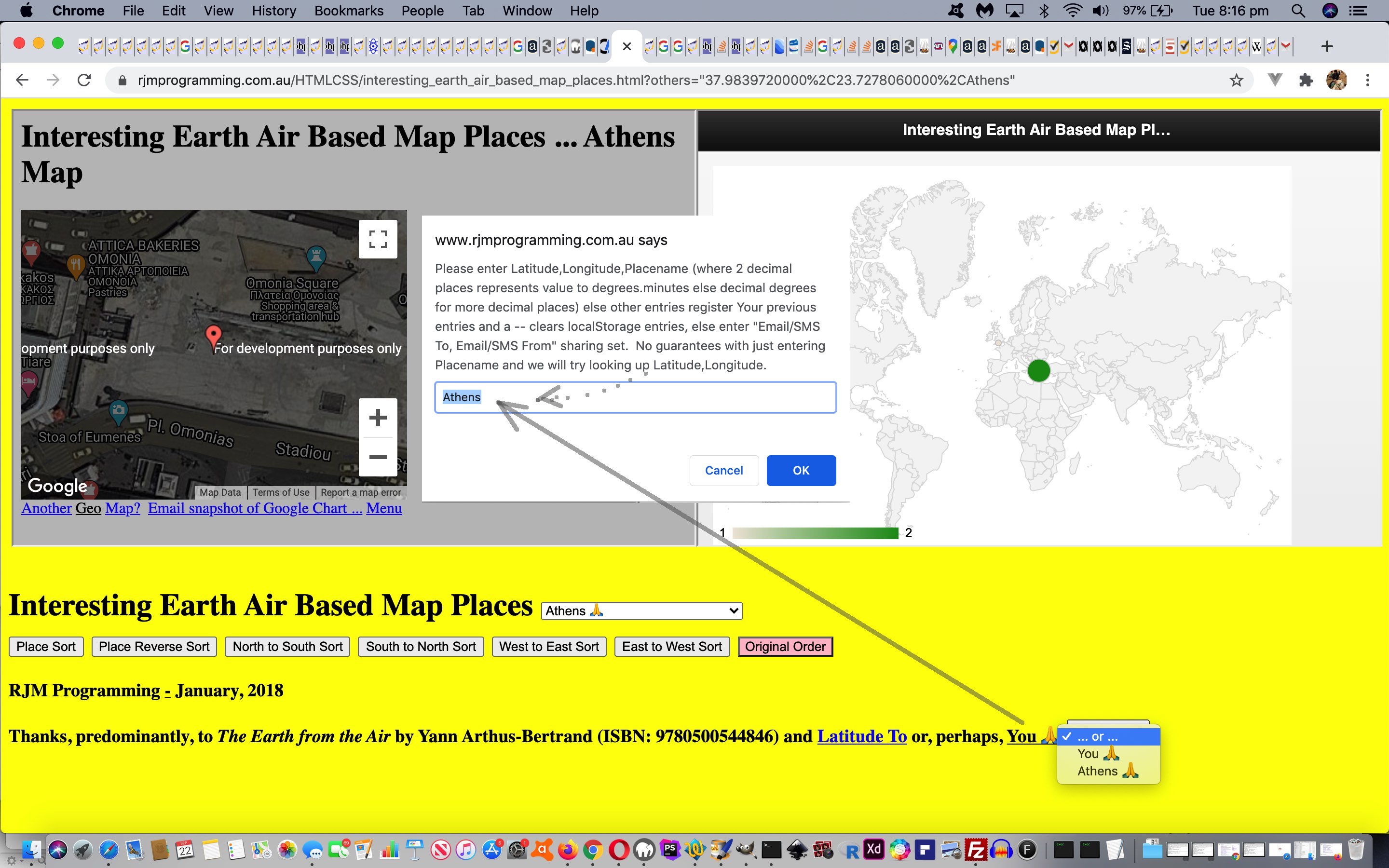 Personalizing Interesting Places Ajax FormData Tutorial