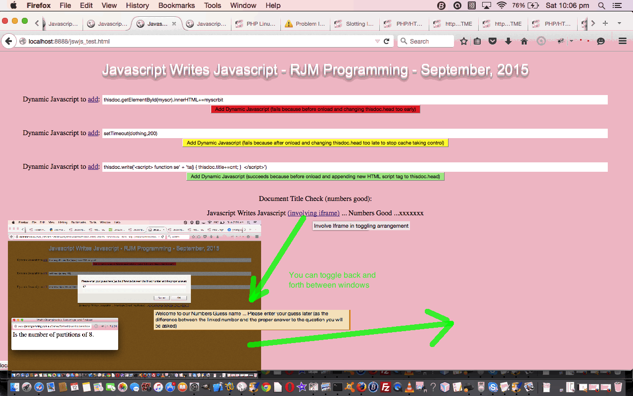 Javascript Writes Javascript Iframe Overlay Tutorial