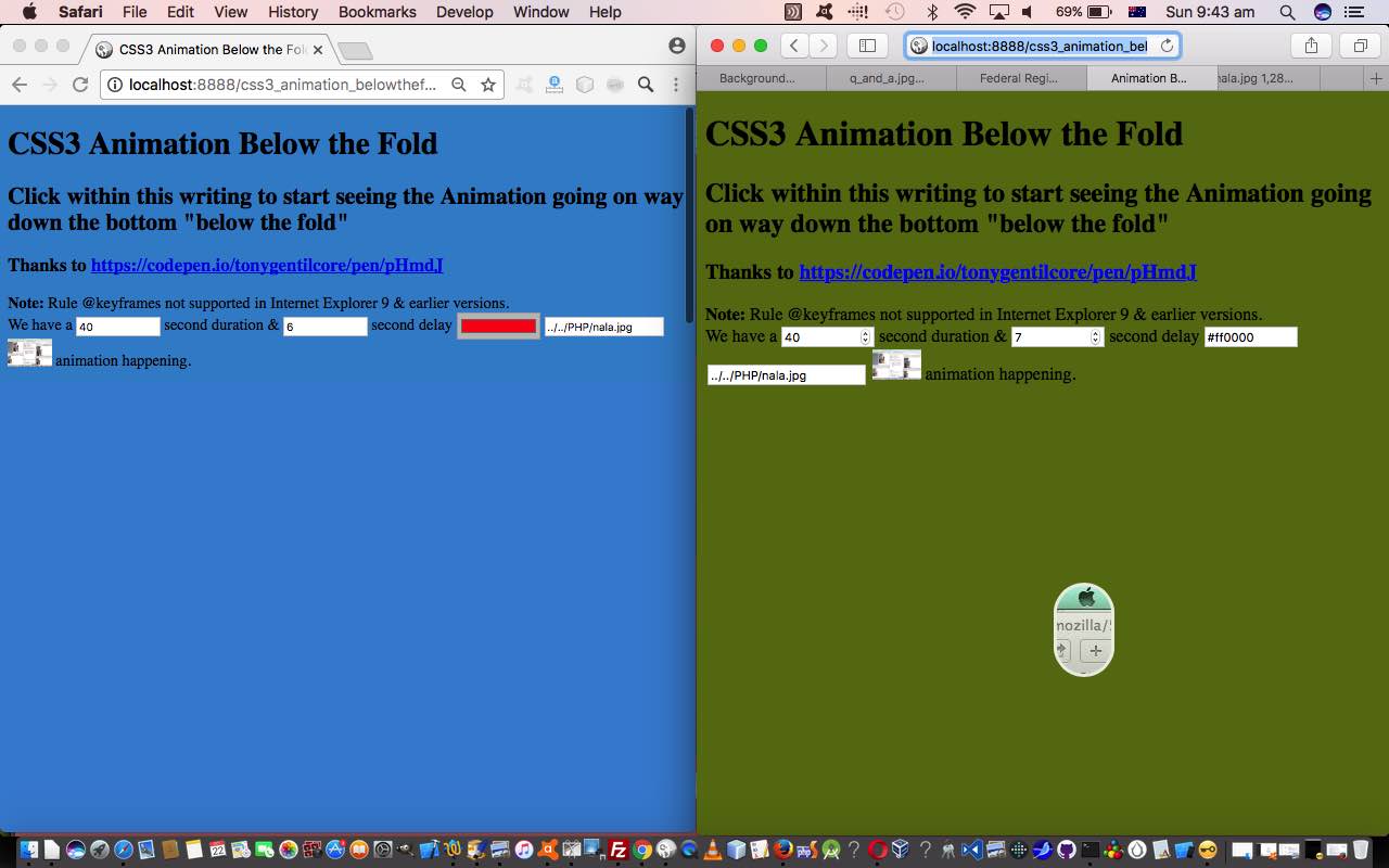 CSS3 Animations Below the Fold Tutorial