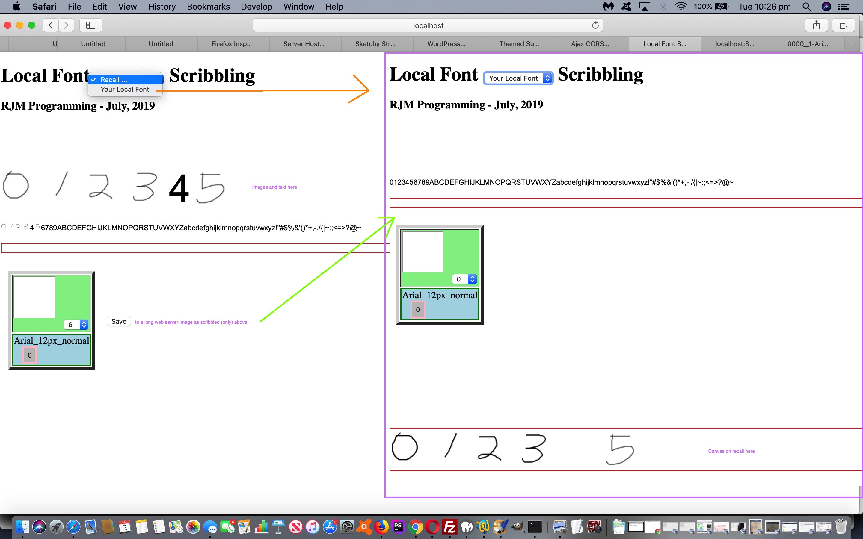 Local Fonts Revisited Recall Tutorial