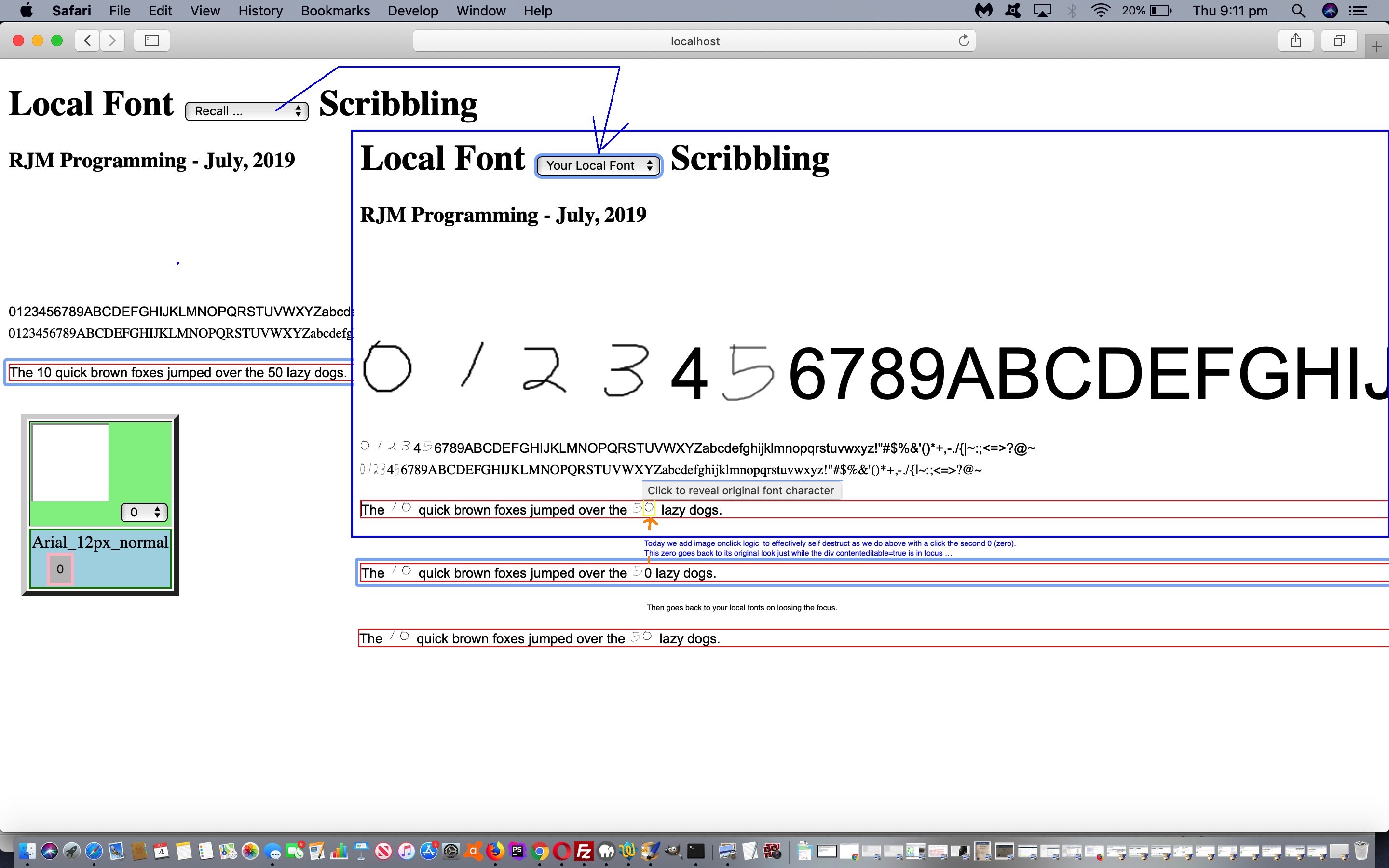 Local Fonts Revisited Onclick Tutorial