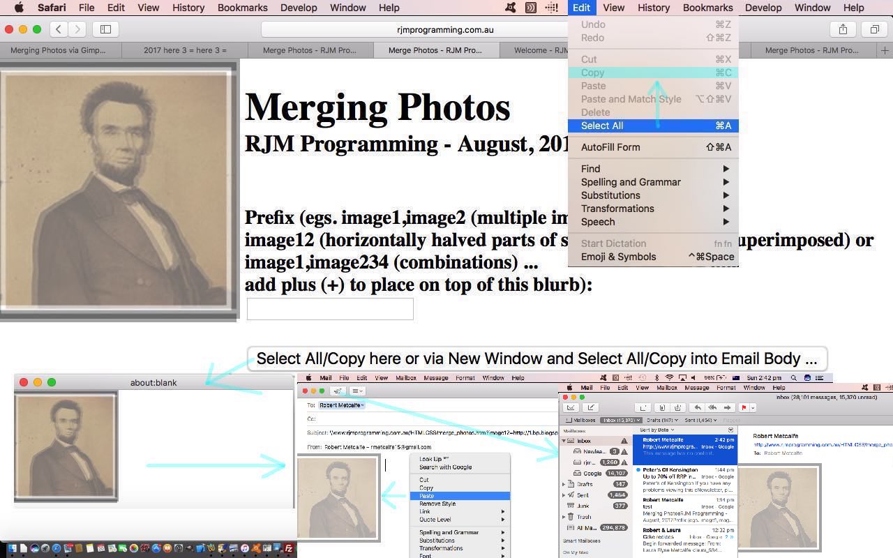Merging Photos via Gimp and iPhone Camera Sharing Tutorial