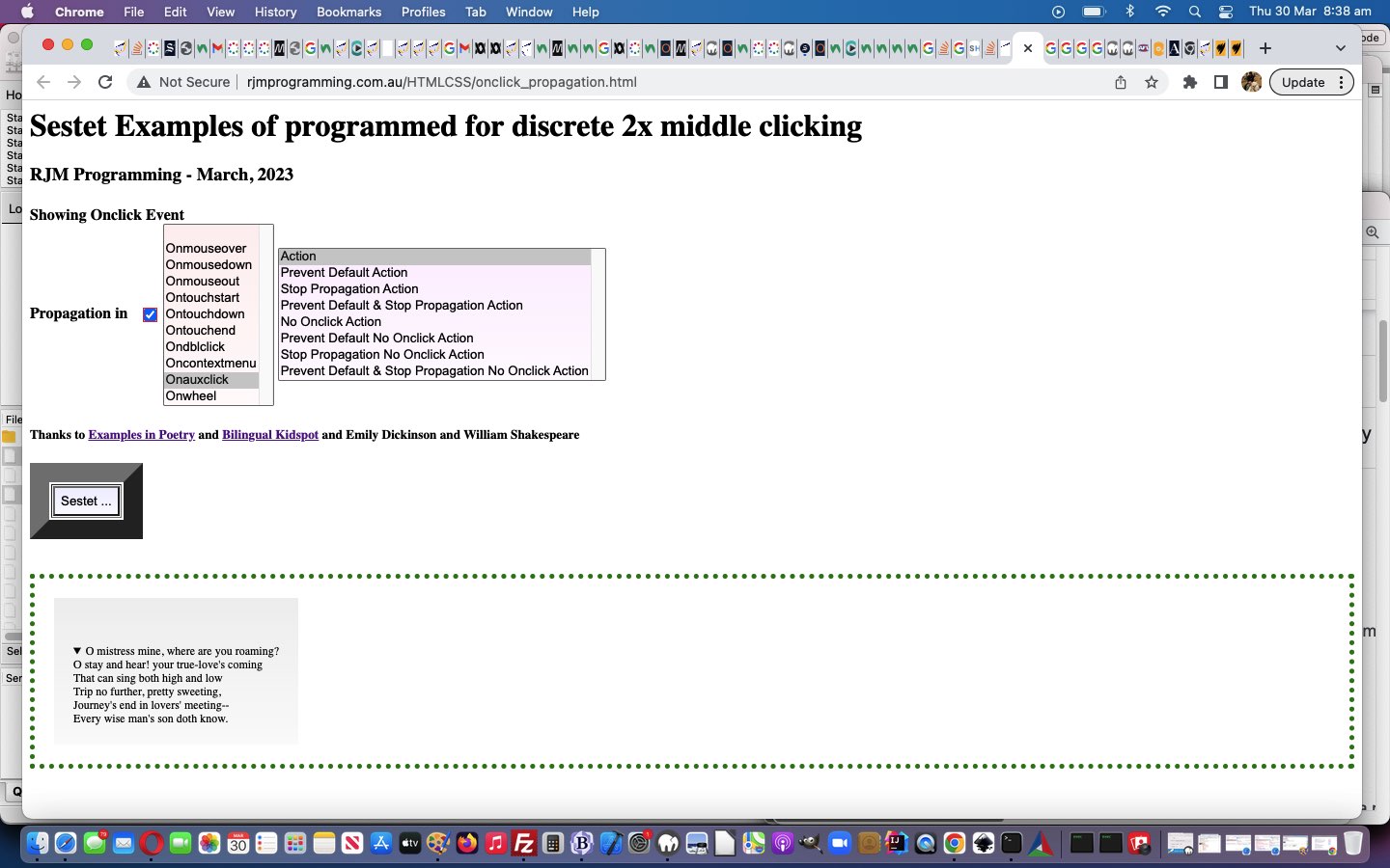 Onclick Event Propagation Event Button Tutorial