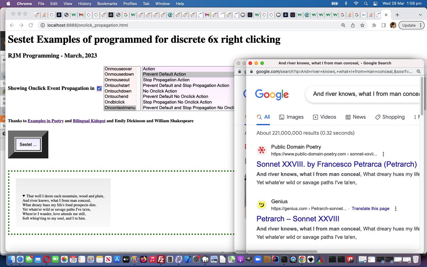 Onclick Event Propagation Event Curbs Tutorial