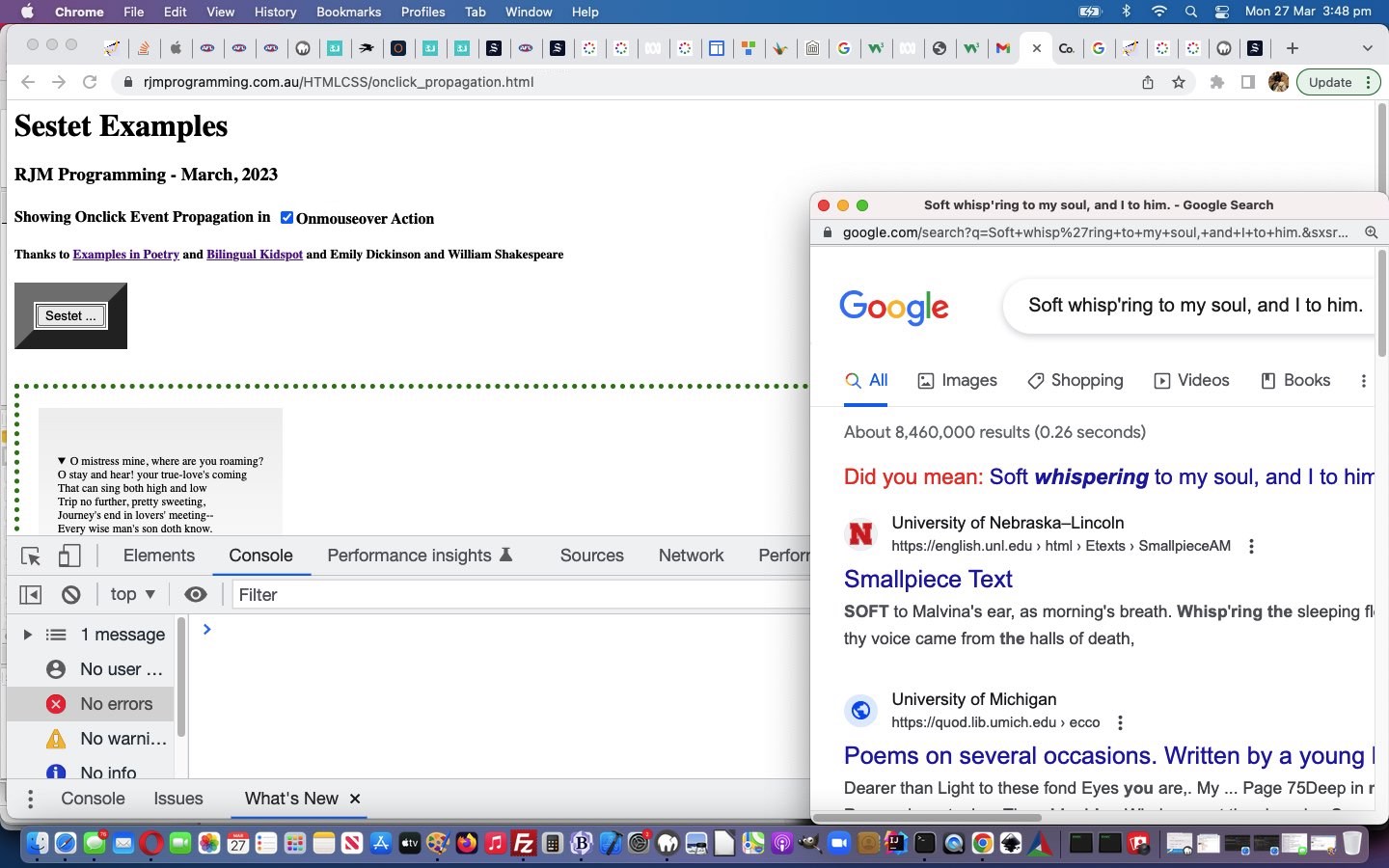 Onclick Event Propagation Event Type Tutorial