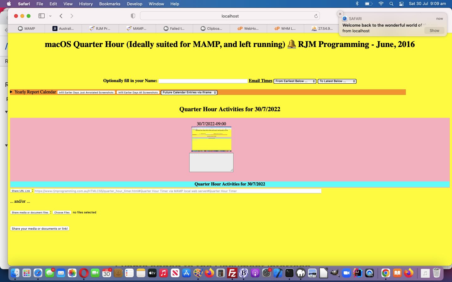 MAMP Timekeeping Web Application Desktop Application Tutorial