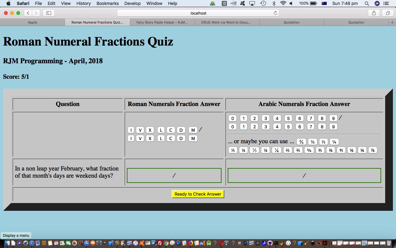 Emoji Fractions Quiz Primer Tutorial