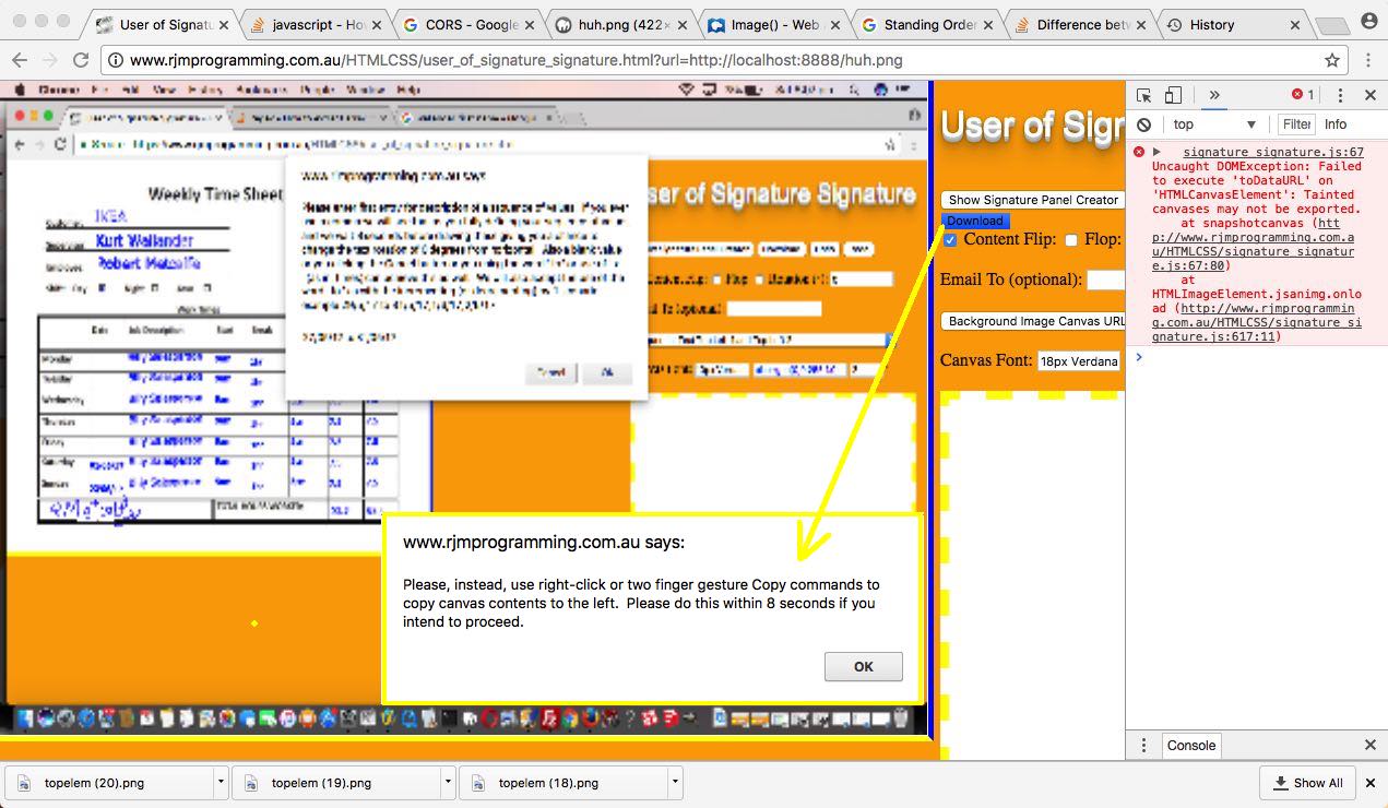 Signature Signature Supervisor Timesheet Cross Domain Tutorial