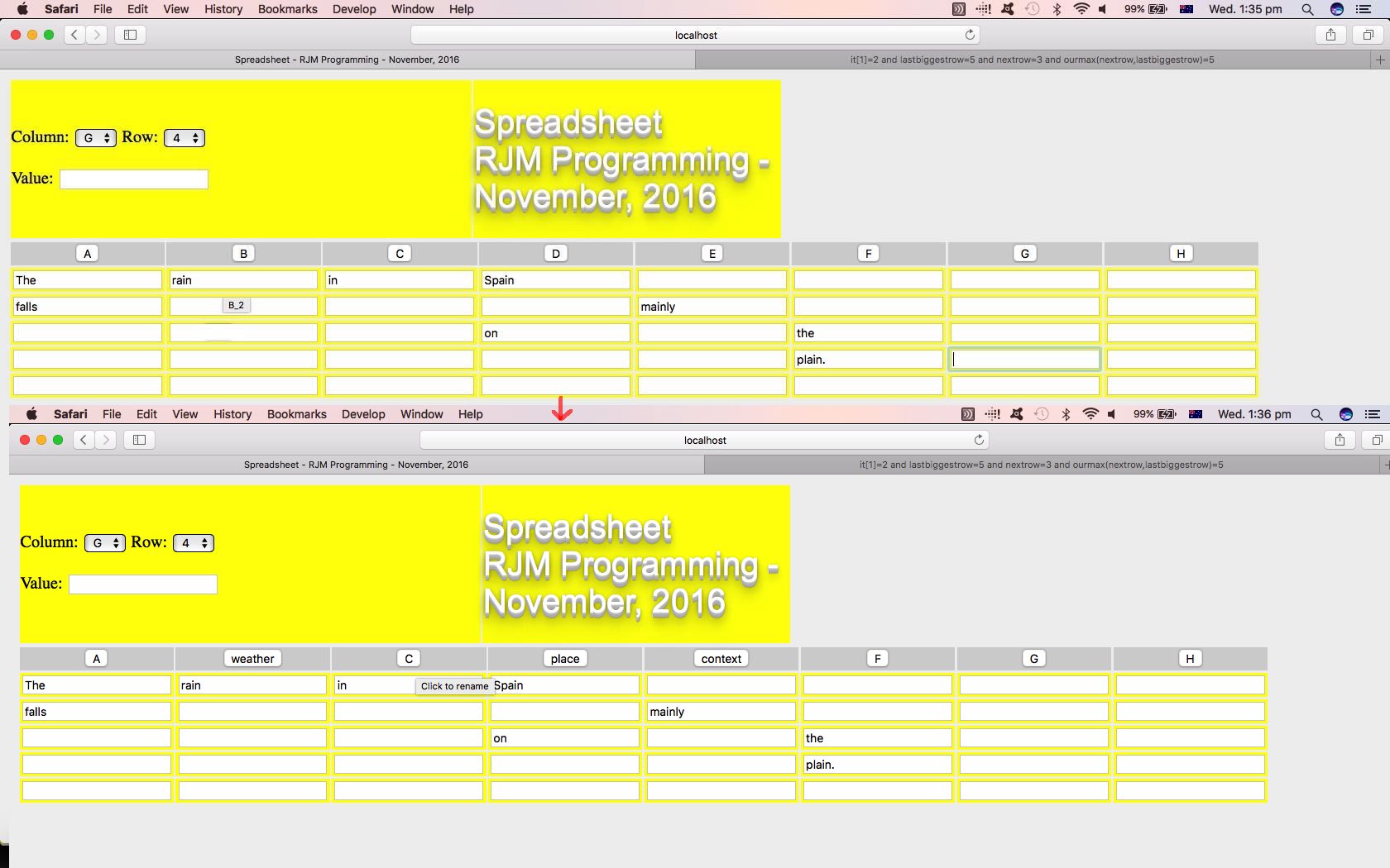 Home Grown Spreadsheet Primer Tutorial