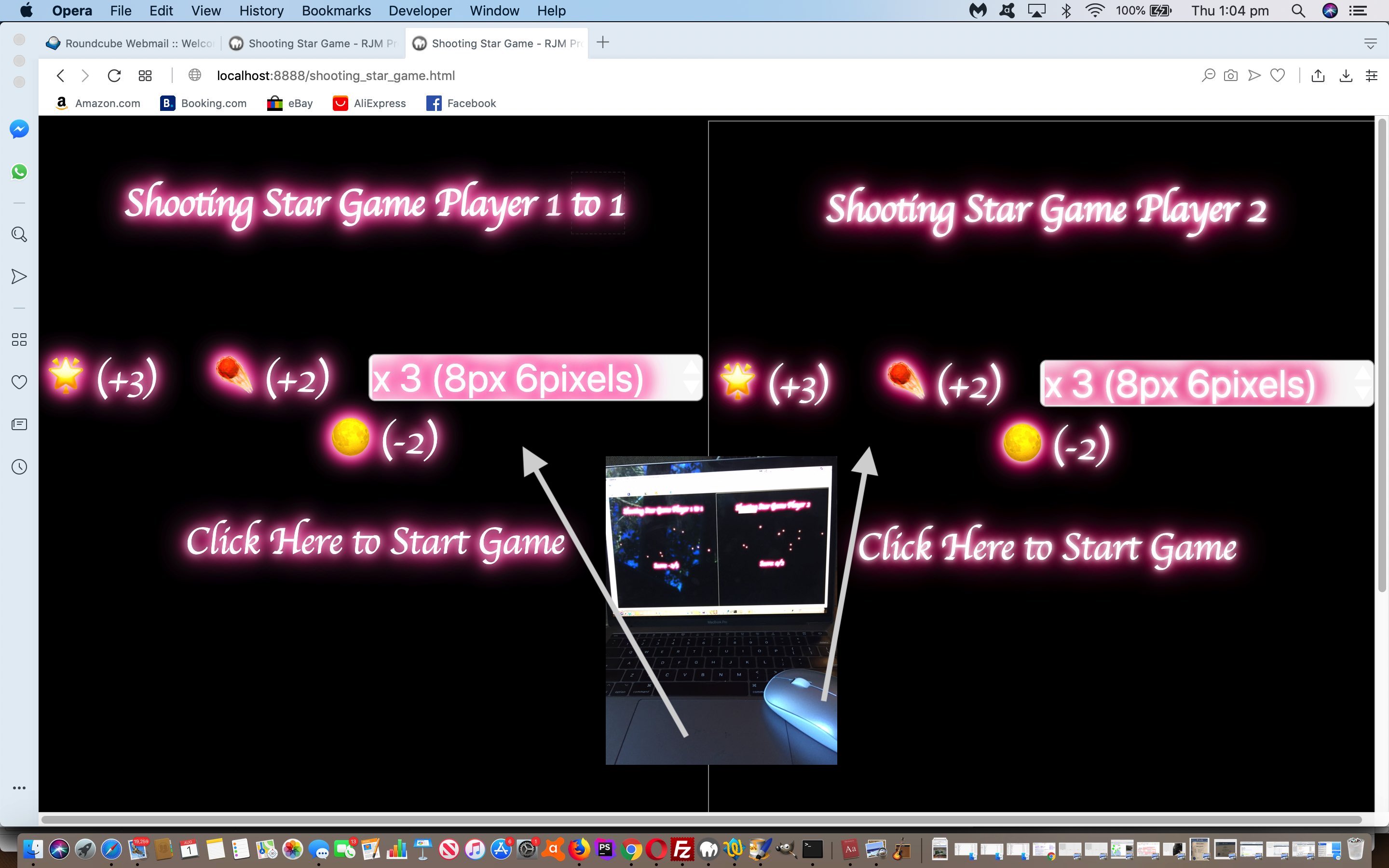 Shooting Star Two Player Game Tutorial