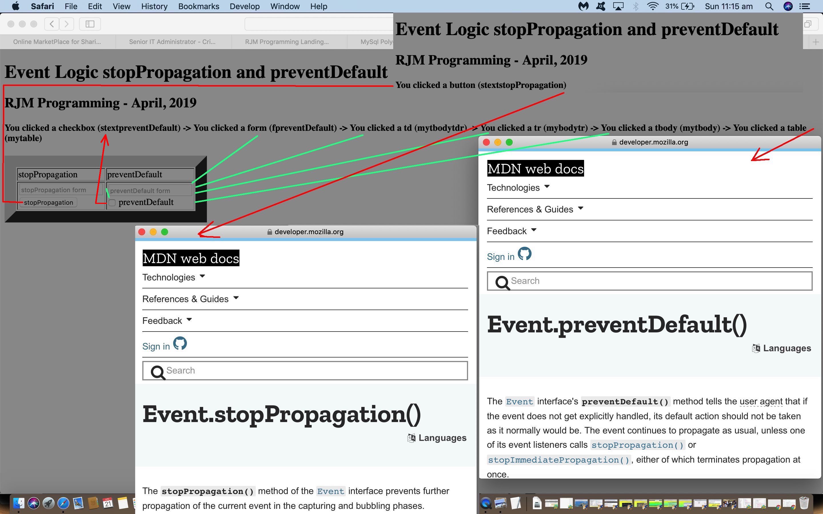 HTML Event Disrupters Primer Tutorial