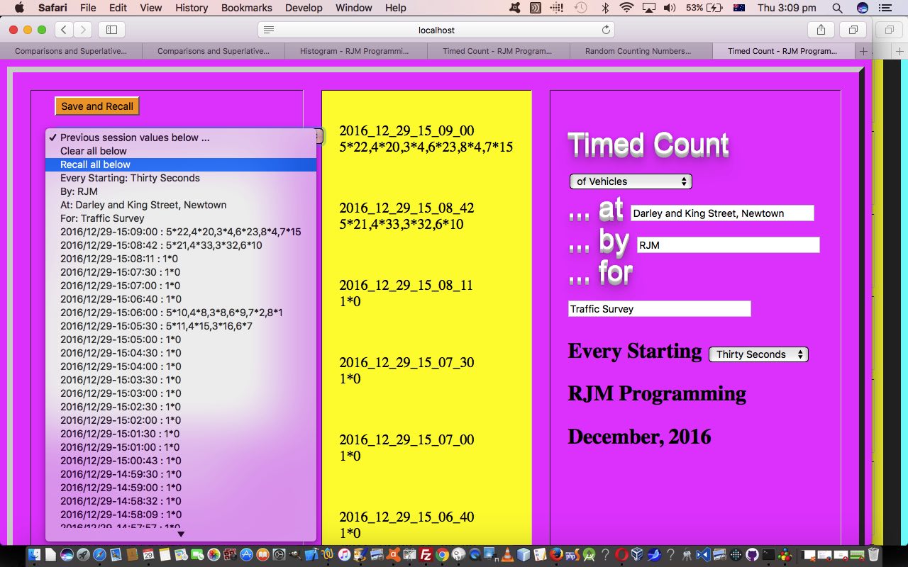 HTML Select Element Dynamic Multiple Attribute Cookie Tutorial