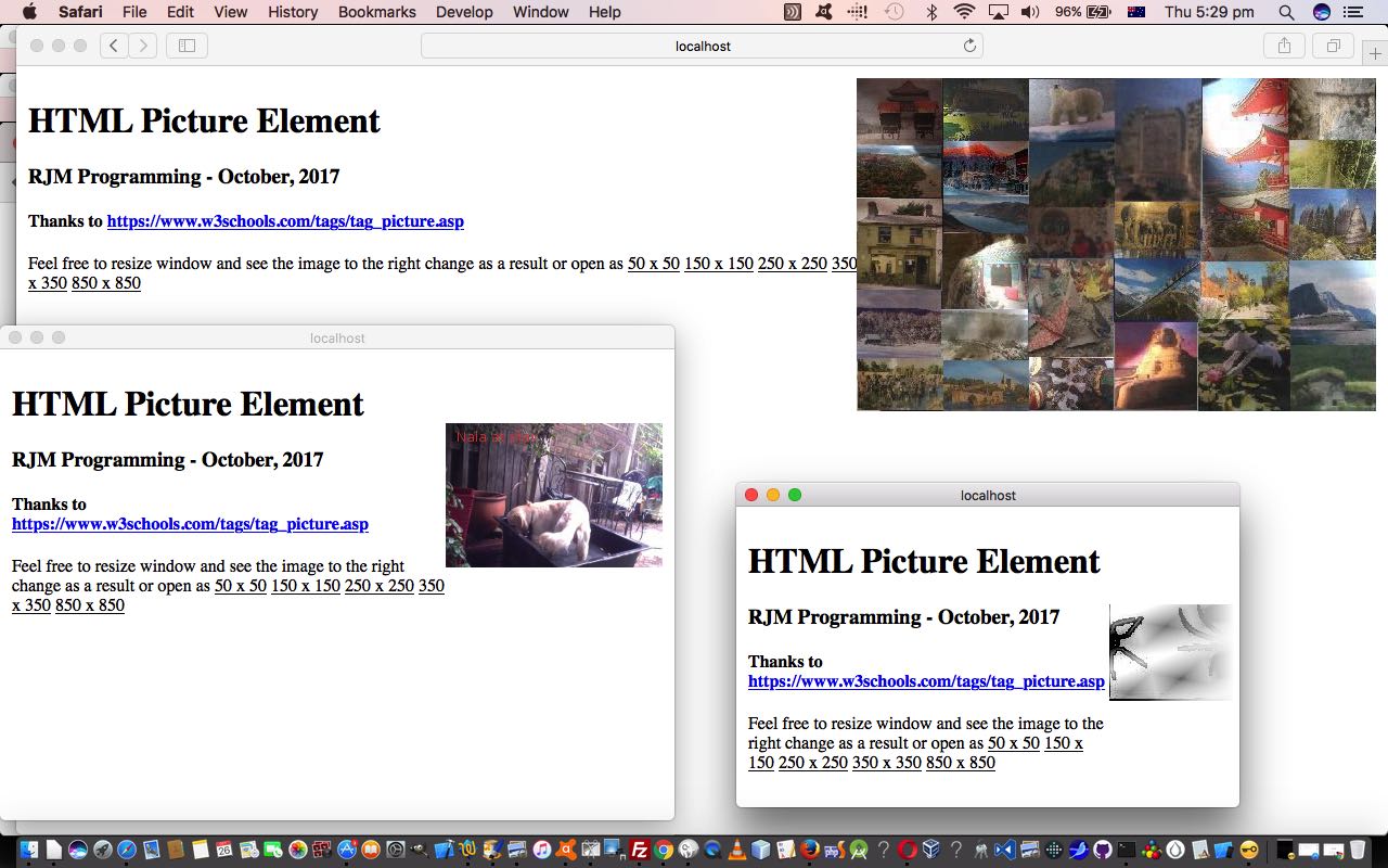 HTML5 Picture Tag Primer Tutorial