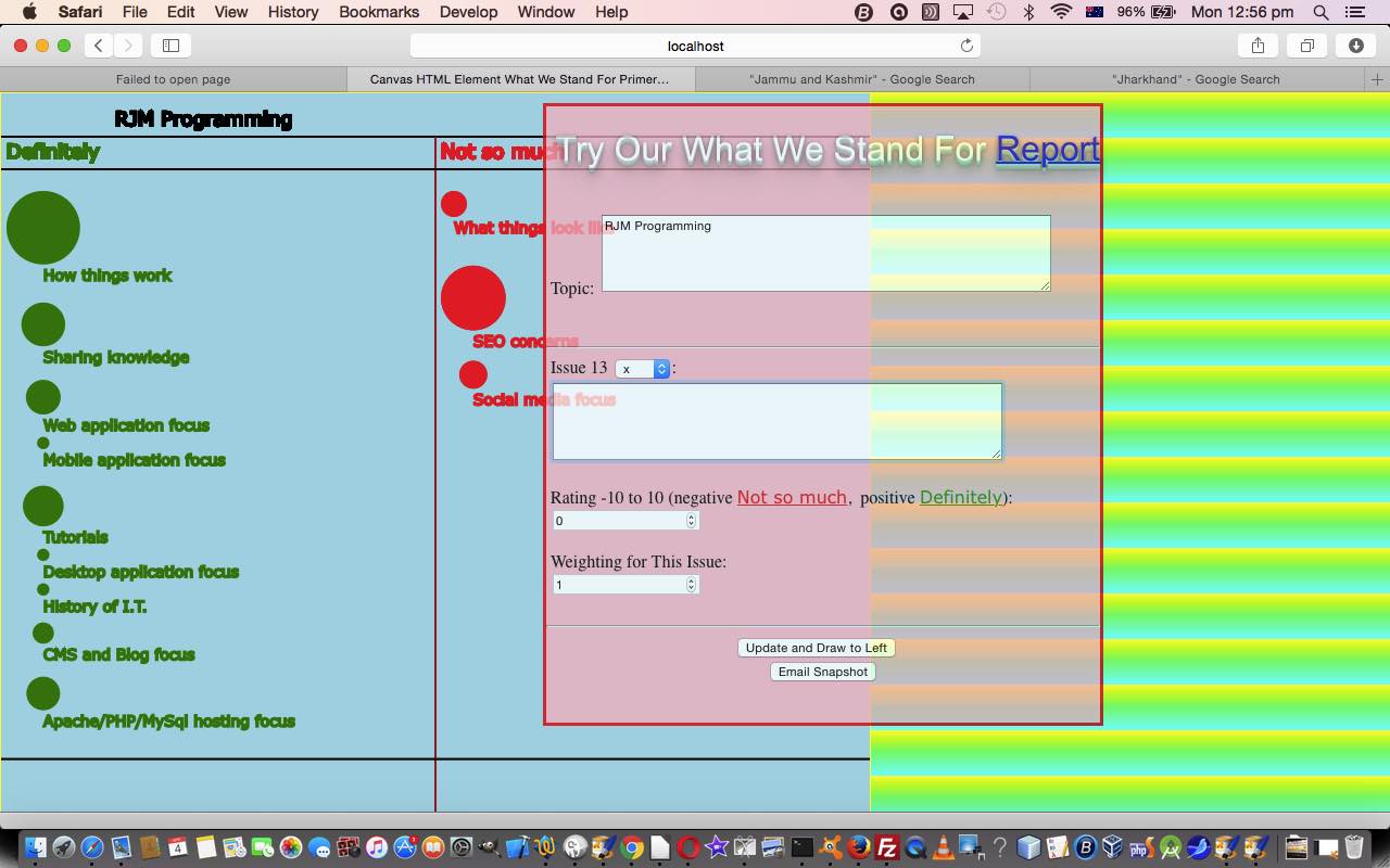 HTML Canvas What Do We Stand For Game Primer Tutorial