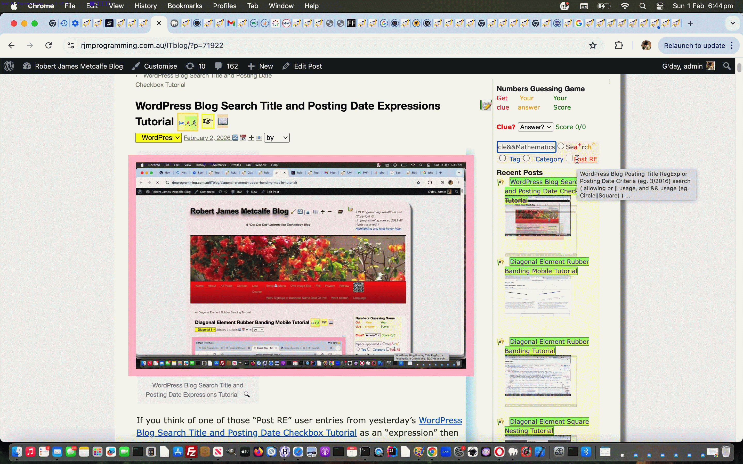 WordPress Blog Search Title and Posting Date Checkbox Tutorial WordPress Blog Search Title and Posting Date Checkbox Tutorial