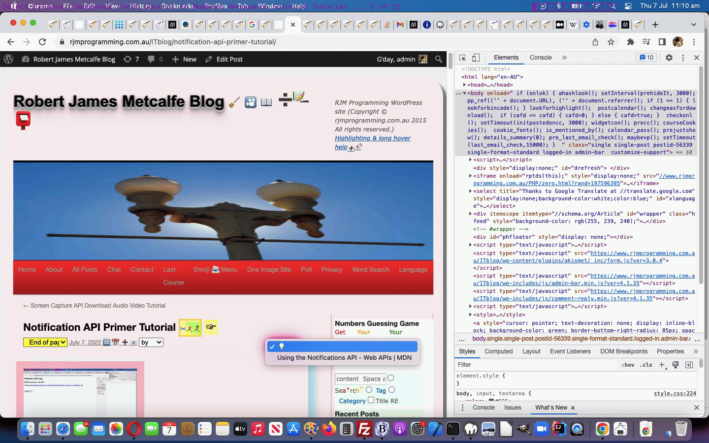 WordPress Custom Fields Primer Tutorial Select Element Onmouseout Focus Control to Nowhere Annoyance Solution Tutorial