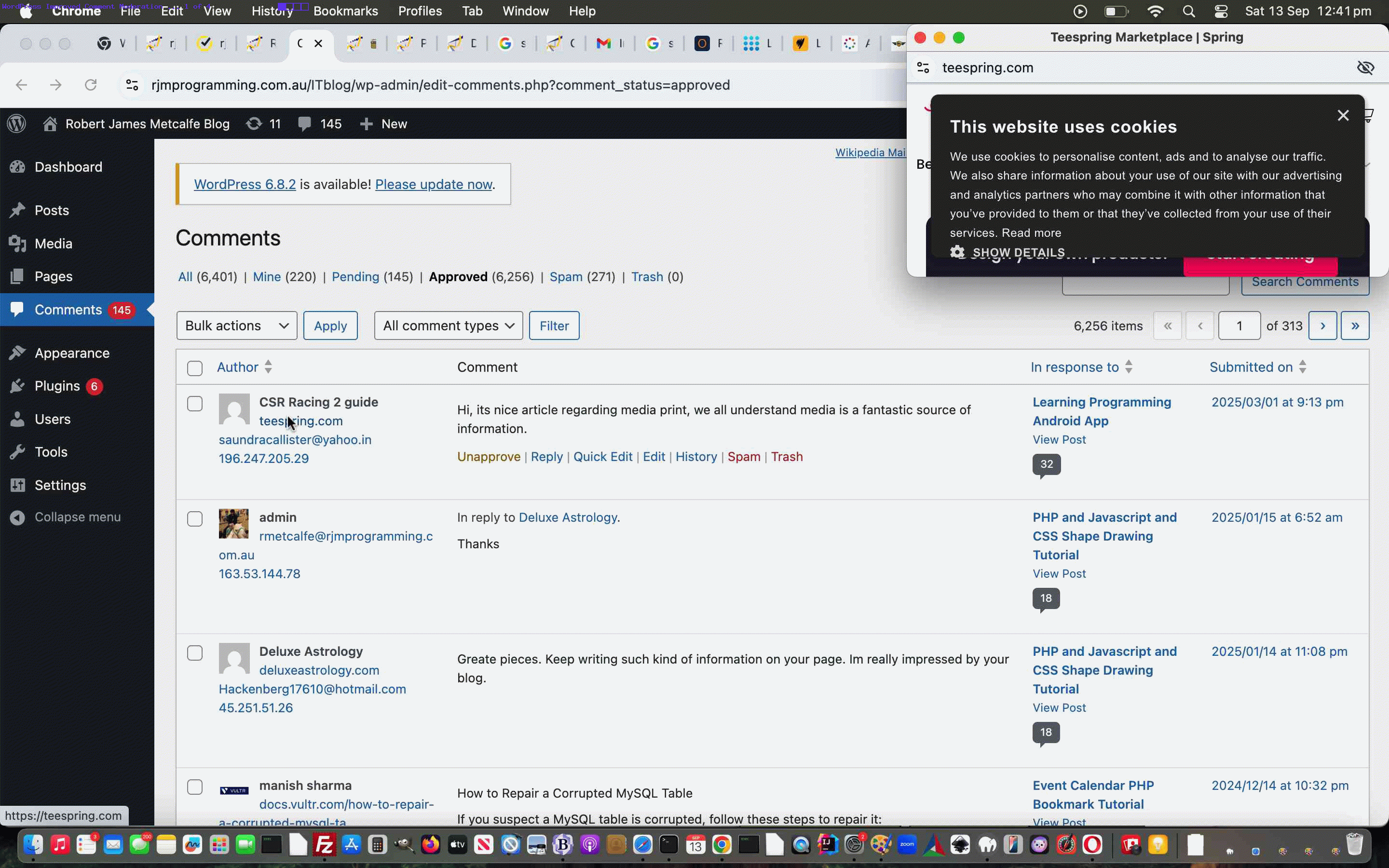 WordPress Blog Comments URL Right Click Popup Check Prevent Default Tutorial WordPress Blog Comments URL Right Click Popup Check Prevent Default Tutorial