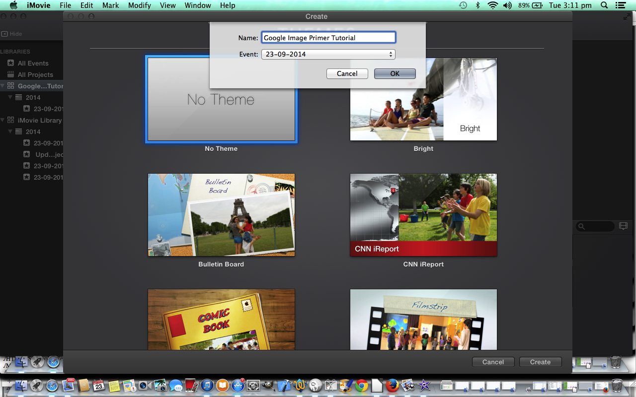 Mac iMovie Event to YouTube Primer Tutorial