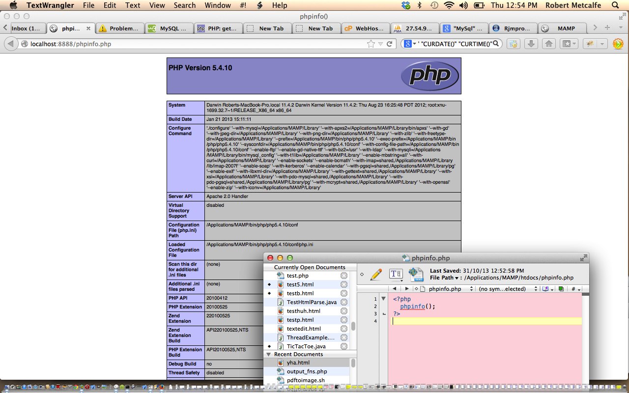 Apache/PHP/MySql Configuration Primer Tutorial