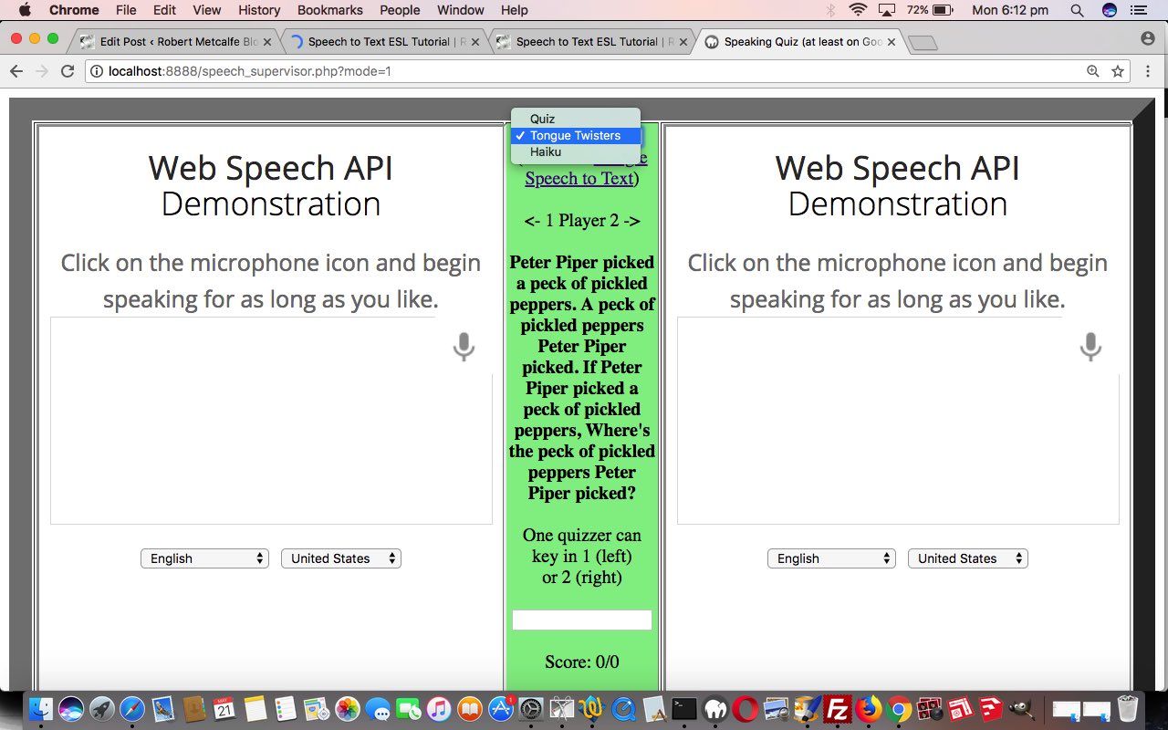 Speech to Text ESL Tutorial