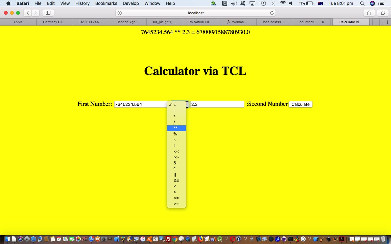 Tcl and PHP Calculator Tutorial
