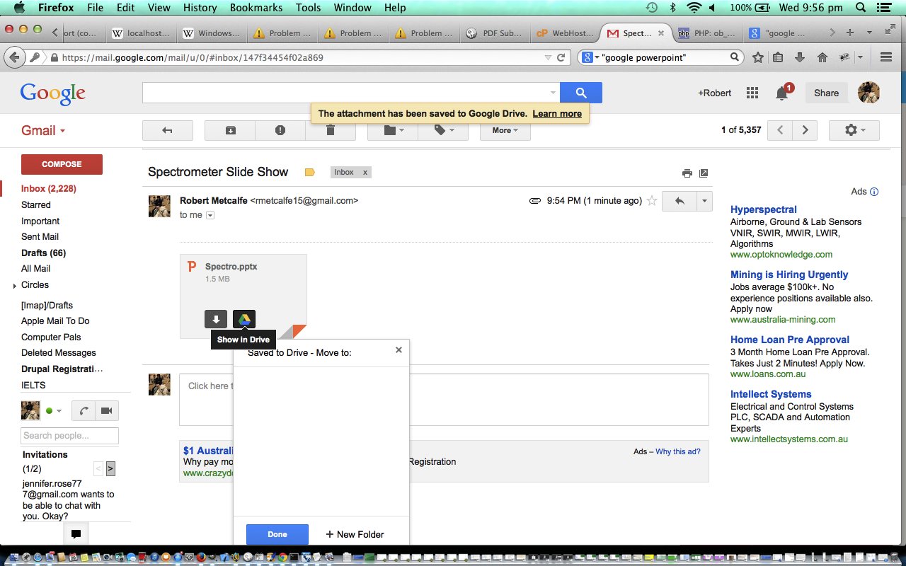 emailing slideshow google slides