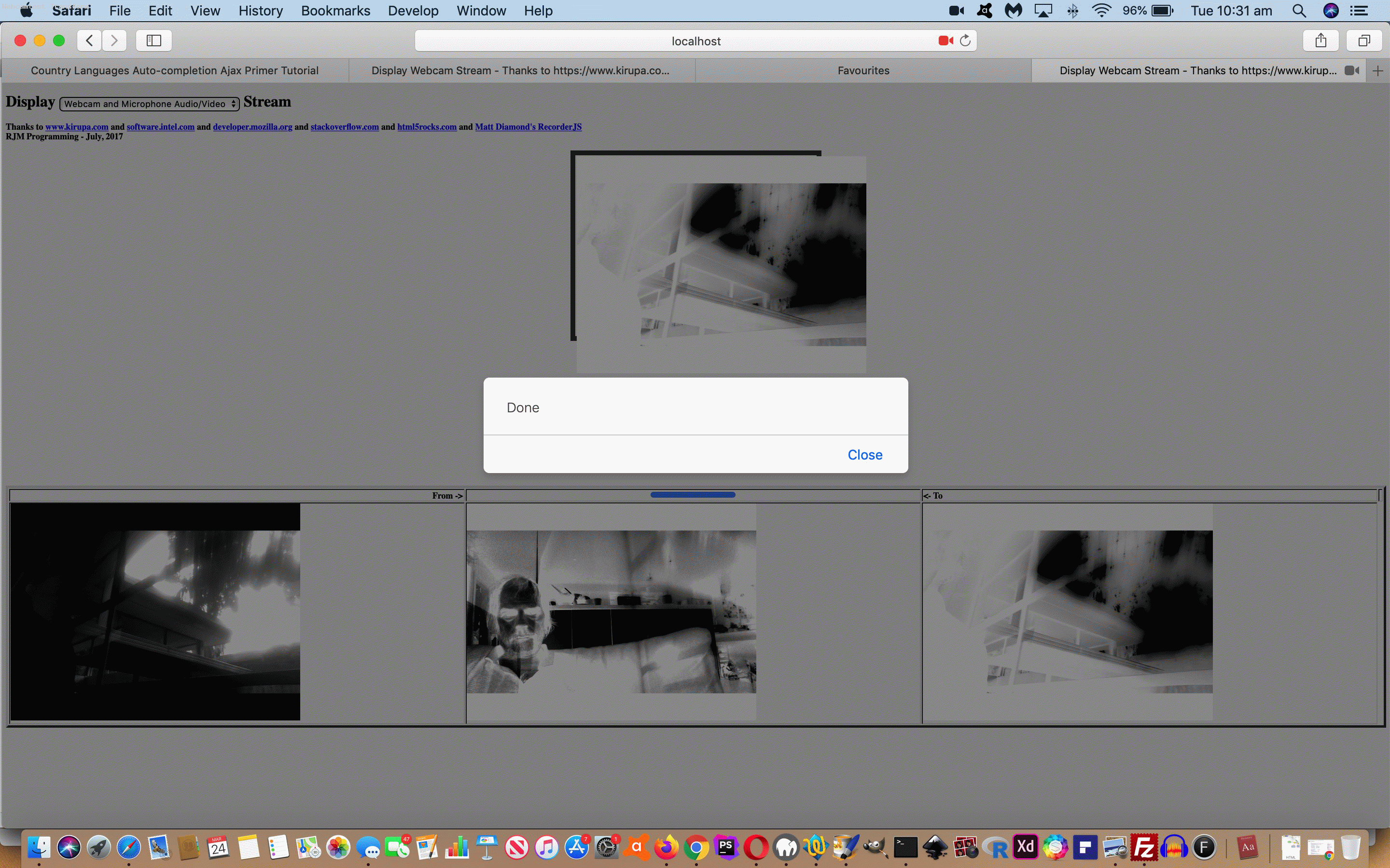 Webcam Canvas Transform Tutorial
